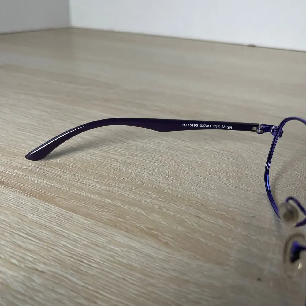 NWOT Ray-Ban RJ9529S 237/84 Youth Sunglasses Dark Violet 53-13 Frames Only